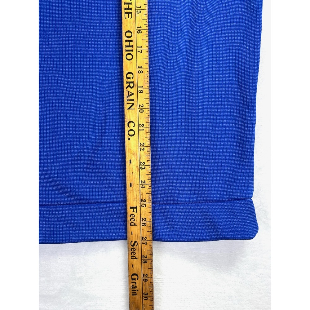 Under Armour Storm Golf Mens XL Royal Blue Black Quarter Zip Pullover Sweater - Picture 8 of 9